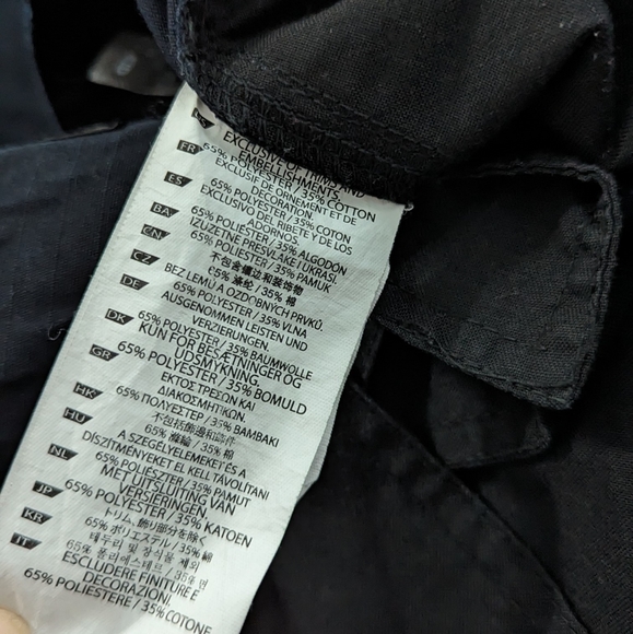 5.11 Tactical Cargo Cutoff Techwear Shorts Conceal Carry in Navy: Mens Large - Picture 8 of 8